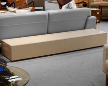 Low Profile Creme Coloured Lacquered Credenza