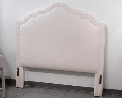 White Linen Queen Bed