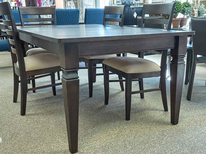 Gat Creek "French Regency" Maple Dining Table & Set of 6 'Burbank' Dining Chairs