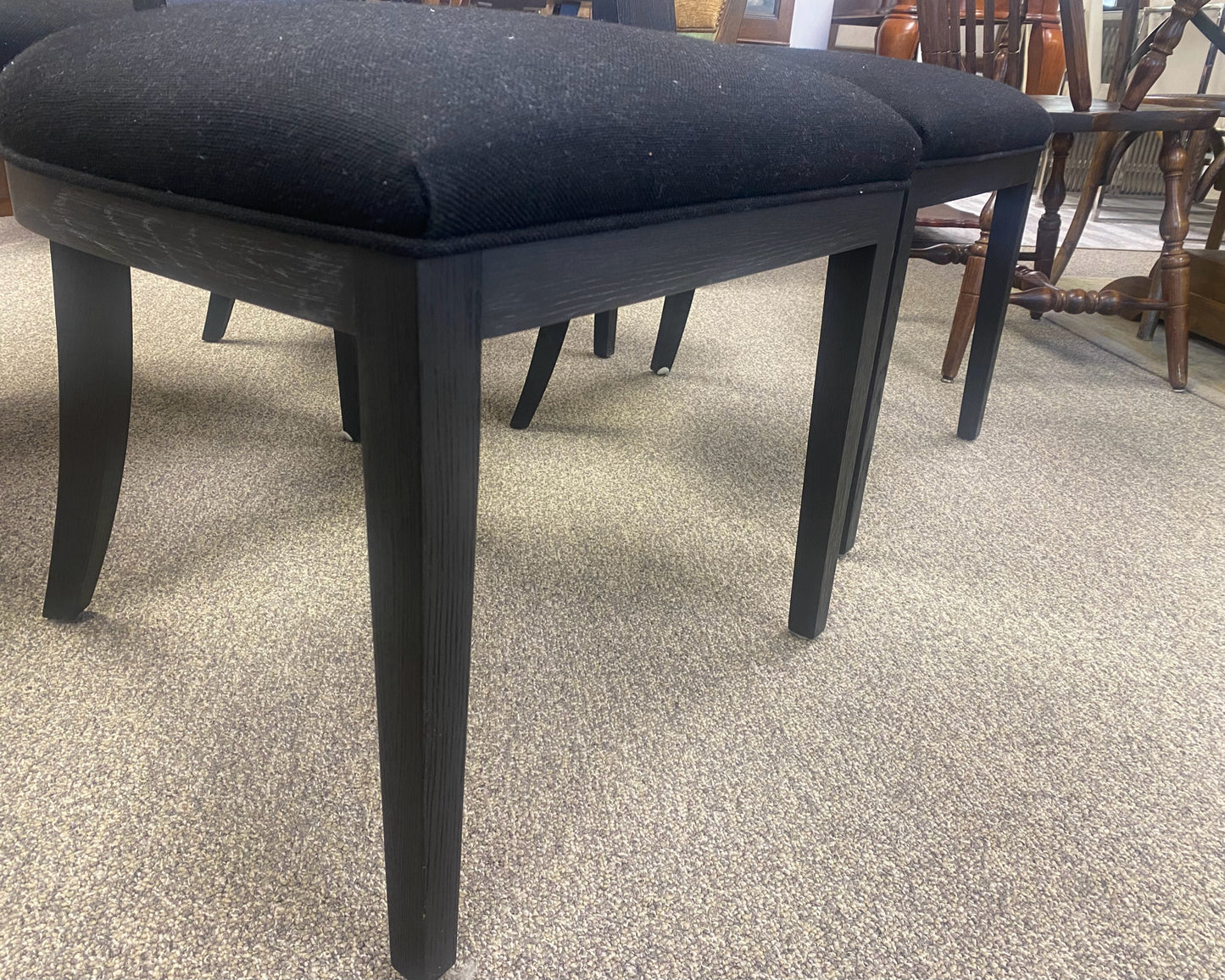 Set of 4 'Klisomes' Black Oak RH Dining Chairs