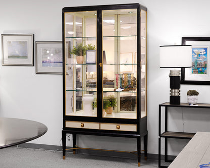 Lillian August Noir Display Cabinet