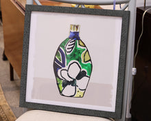 "Picasso Vase III" Print in Gray Wash & Black Frame