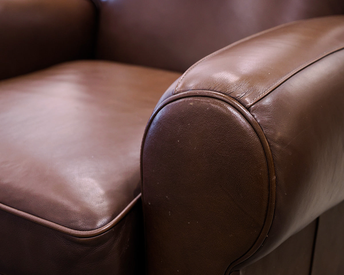 Brown Leather Barcalounger Recliner