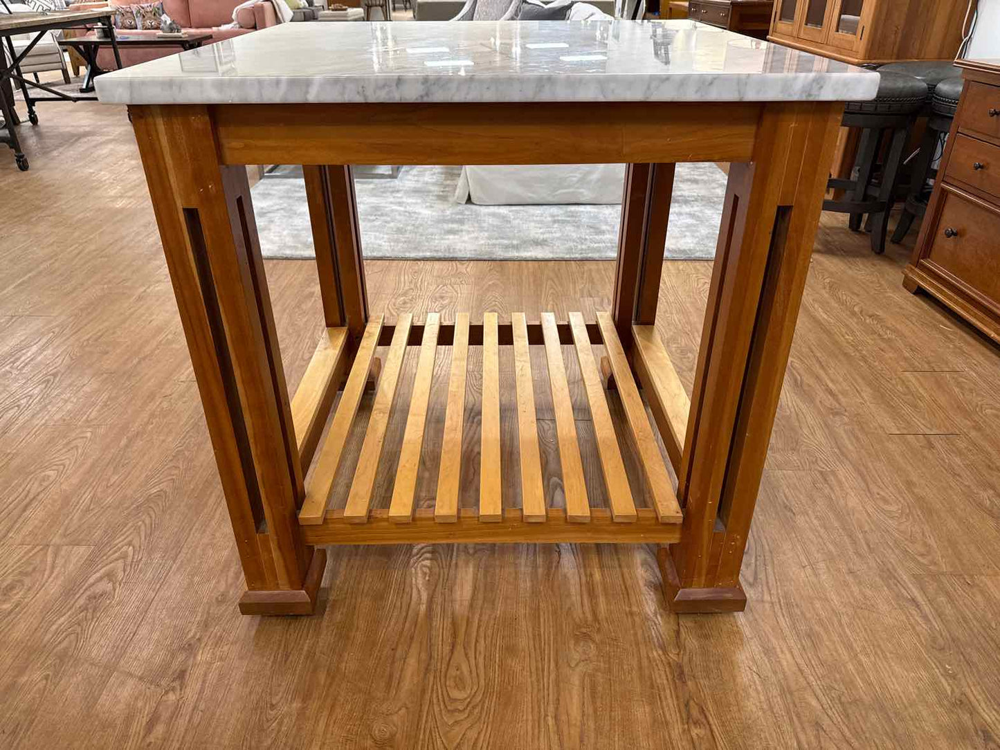 Marble Top Square Island