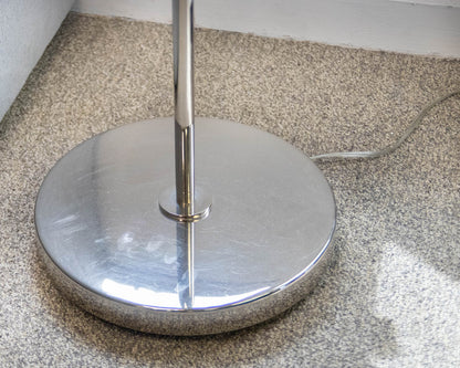Arc Floor Lamp with Metal Shade in Polished Nickel