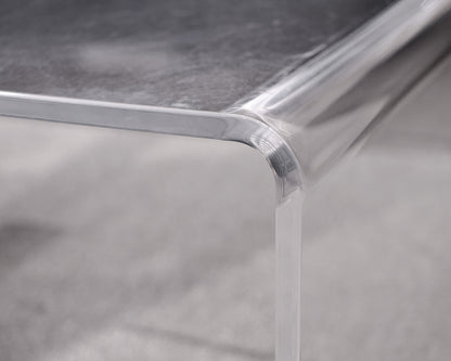 Lucite Waterfall Cocktail Tables