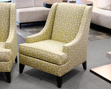 Pair of Ethan Allen Geometric Chairs