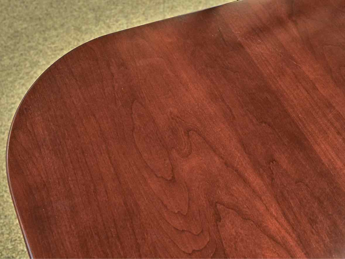 Hitchcock Double Pedestal Cherry Extension Dining Table & Set of 6 Chairs