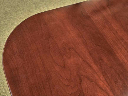 Hitchcock Double Pedestal Cherry Extension Dining Table & Set of 6 Chairs