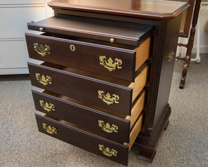 Kincaid Dark Cherry Finish Four Drawer Nightstand