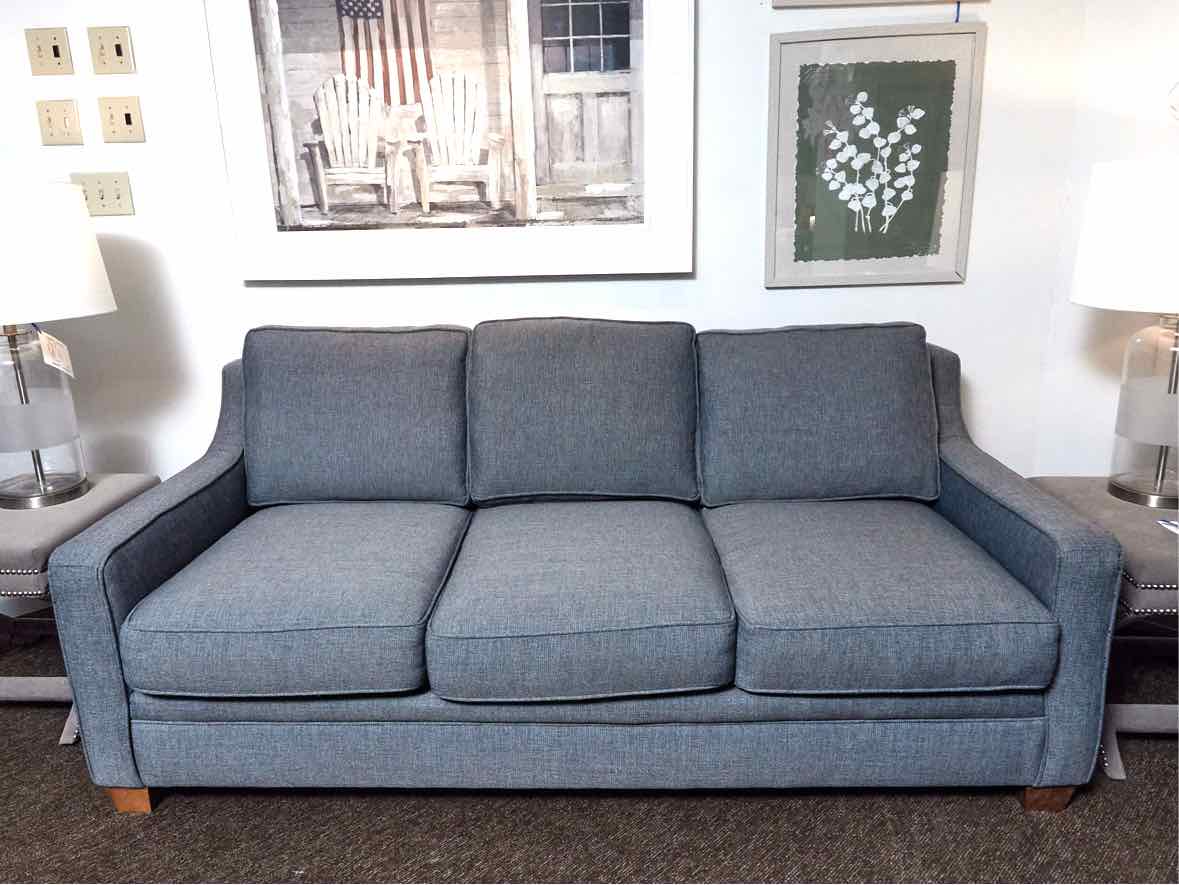 Rowe  'Pewter Grey' 3 Cushion Sofa