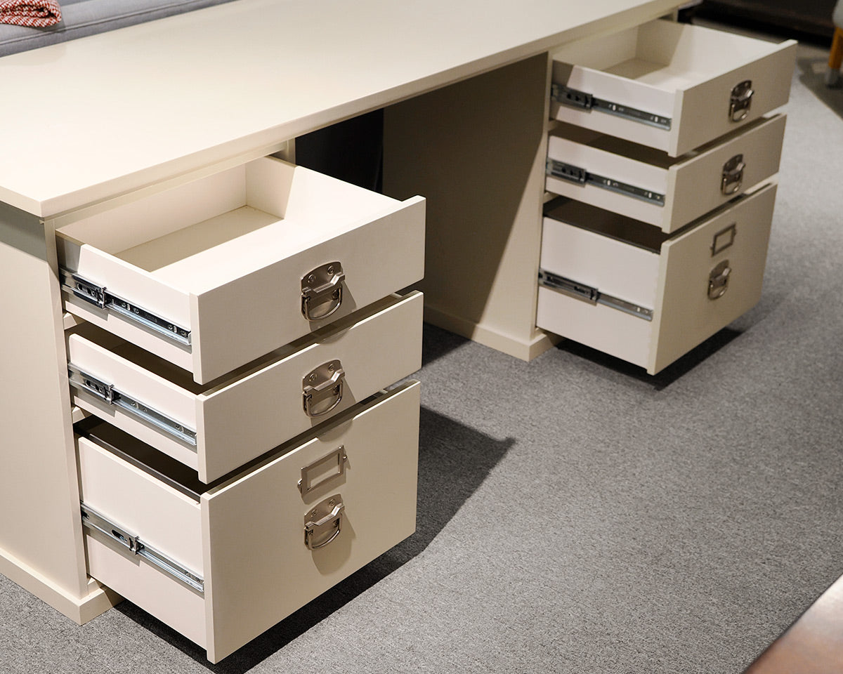 Pottery Barn White Modular Desk
