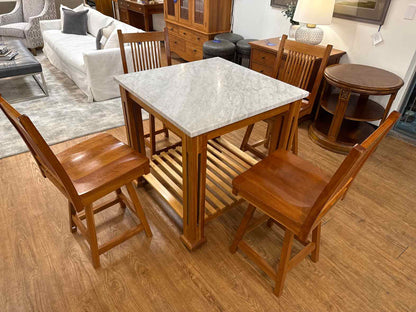 Marble Top Square Island