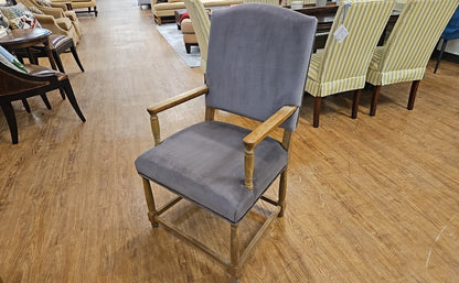 RH Set of 8 Empire Camelback Dining Chairs