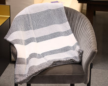 Bedford Collection Oak Bluff Graphite Throw
