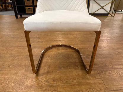 Set Of 4 White Dining Chairs
