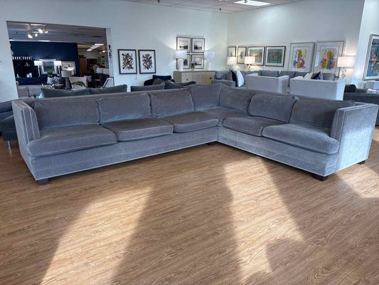 Mitchell Gold + Bob Williams 2-Piece Grey Sectional
