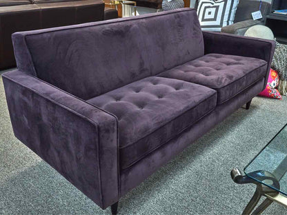 Room & Board 'Reese' Sofa in Eggplant