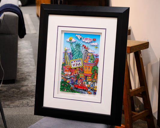 NYC "I Love the USA" 3-D Serigraph by Myron