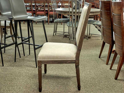 Set of 6 Restoration Hardware Vintage French Squareback Dining Chairs
