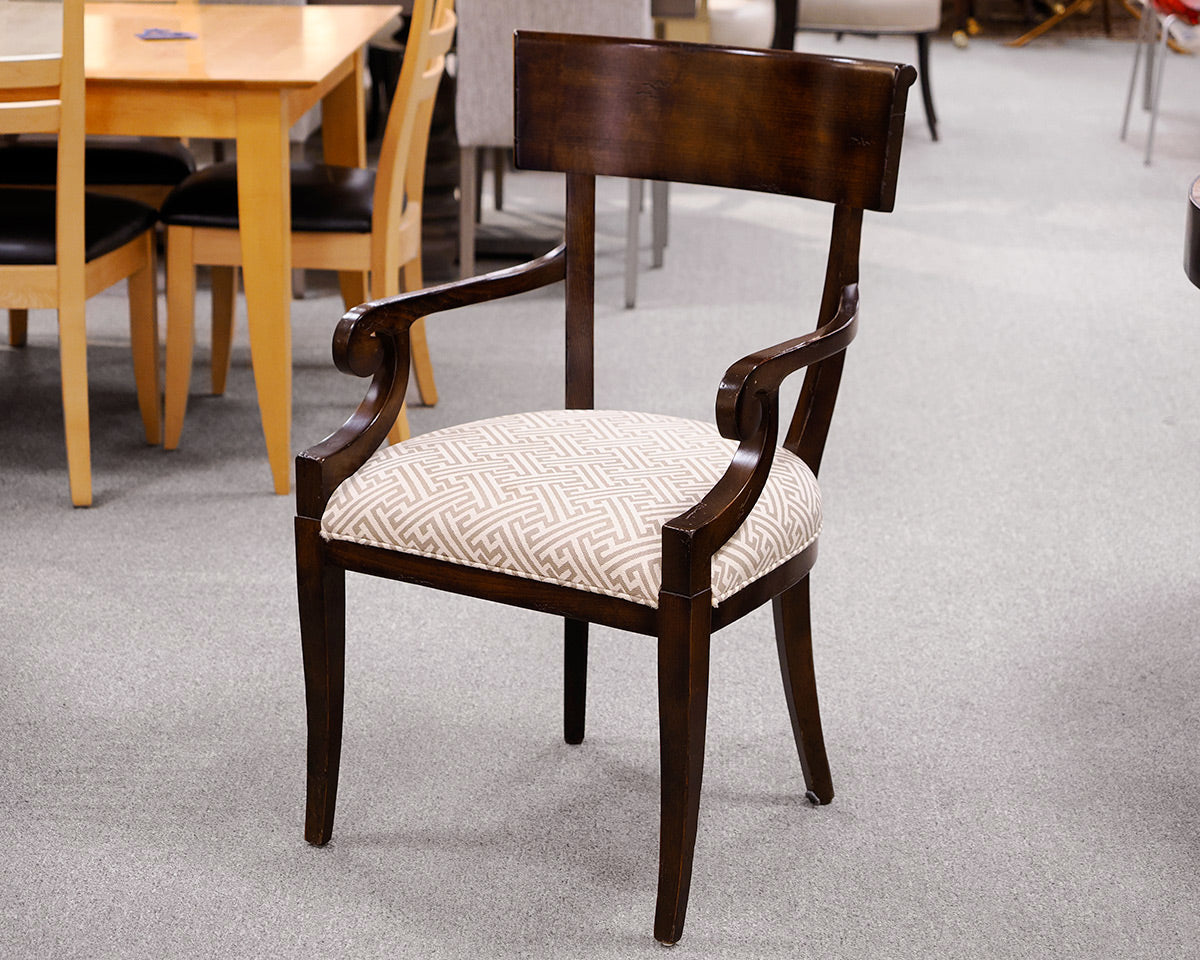 Set of 4 Baker Milling Road Regency Mahogany Shield Dining Chairs