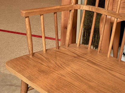 Four Hand 'Aspen' Oak Bench with Arms