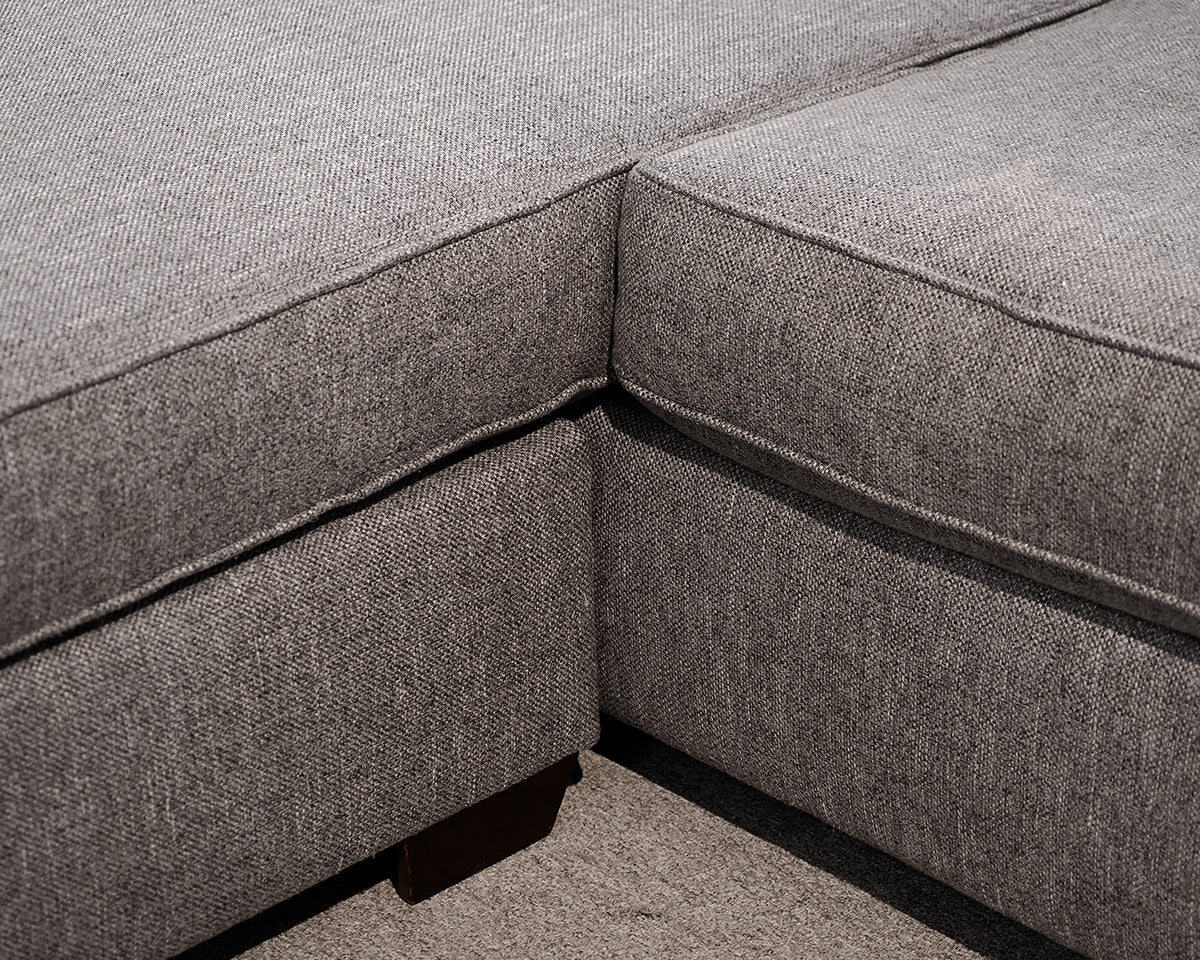 Max Home 3-Cushion Sofa With Floating Chaise