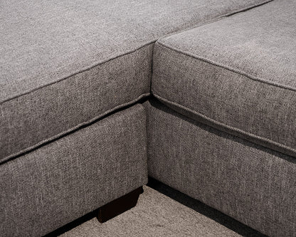 Max Home 3-Cushion Sofa With Floating Chaise