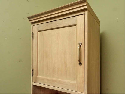 Pottery Barn 'Hampton' Finish 'Brushed Fog' 8 Shelf 2 Door  Bookcase