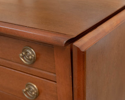 Cherry Silver Chest Lift-Top Lid & Drawer