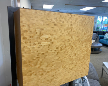 Holly Hunt Bird's Eye Maple Shade Contemporary  Floor Lamp