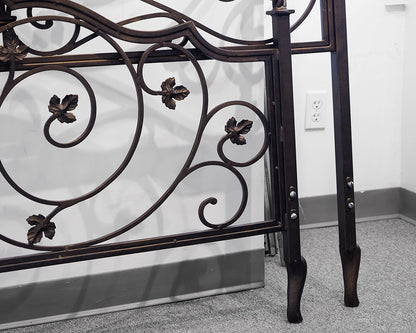 Iron Canopy Queen Bed