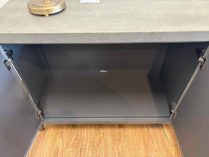 RH 'Graydon' Shagreen Sideboard in Fog