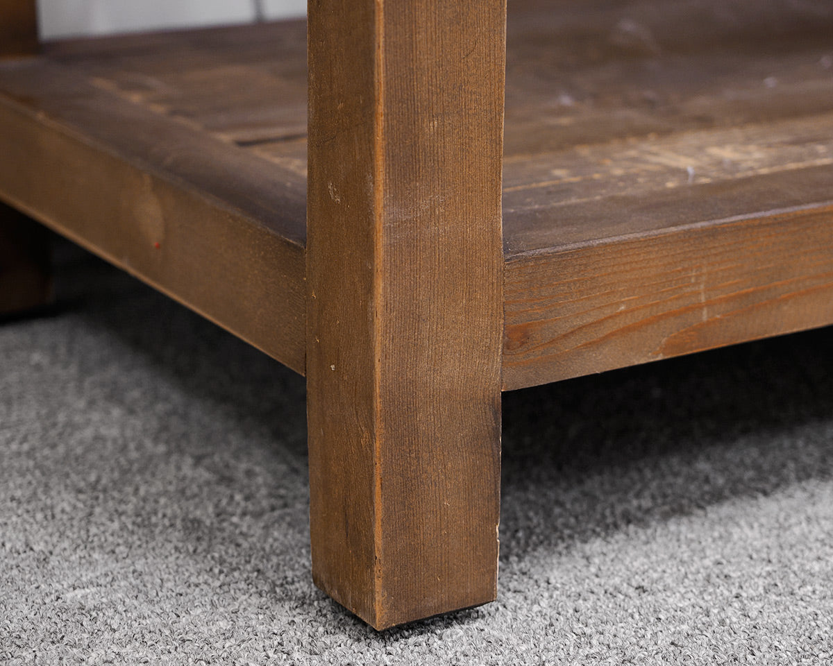 Rustic Two-Drawer Console Table