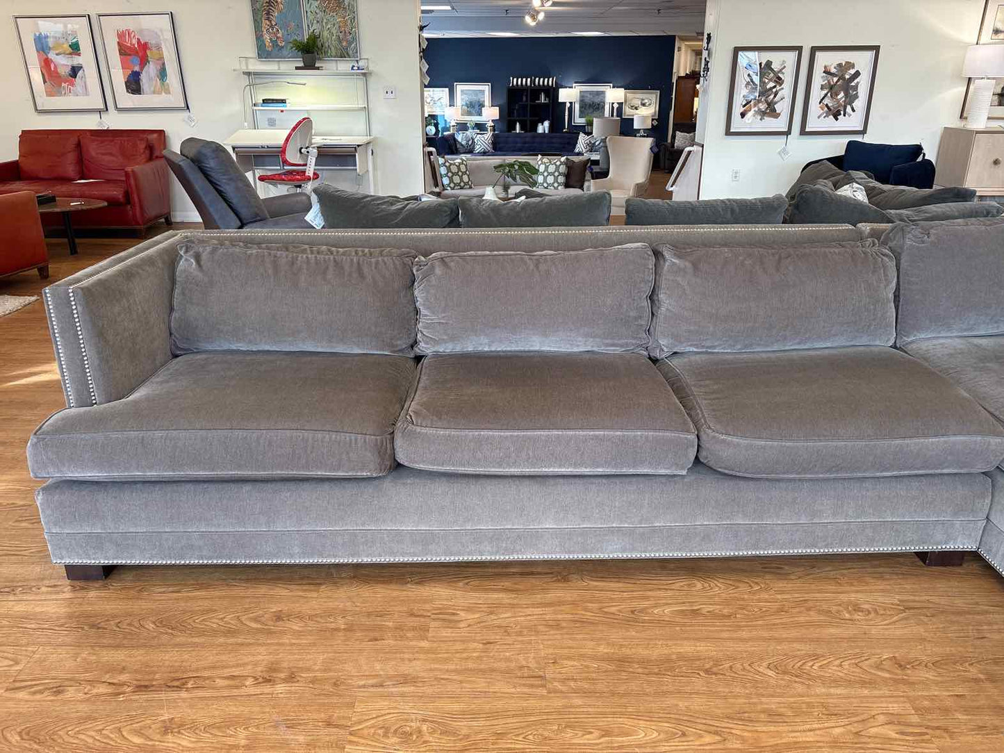 Mitchell Gold + Bob Williams 2-Piece Grey Sectional