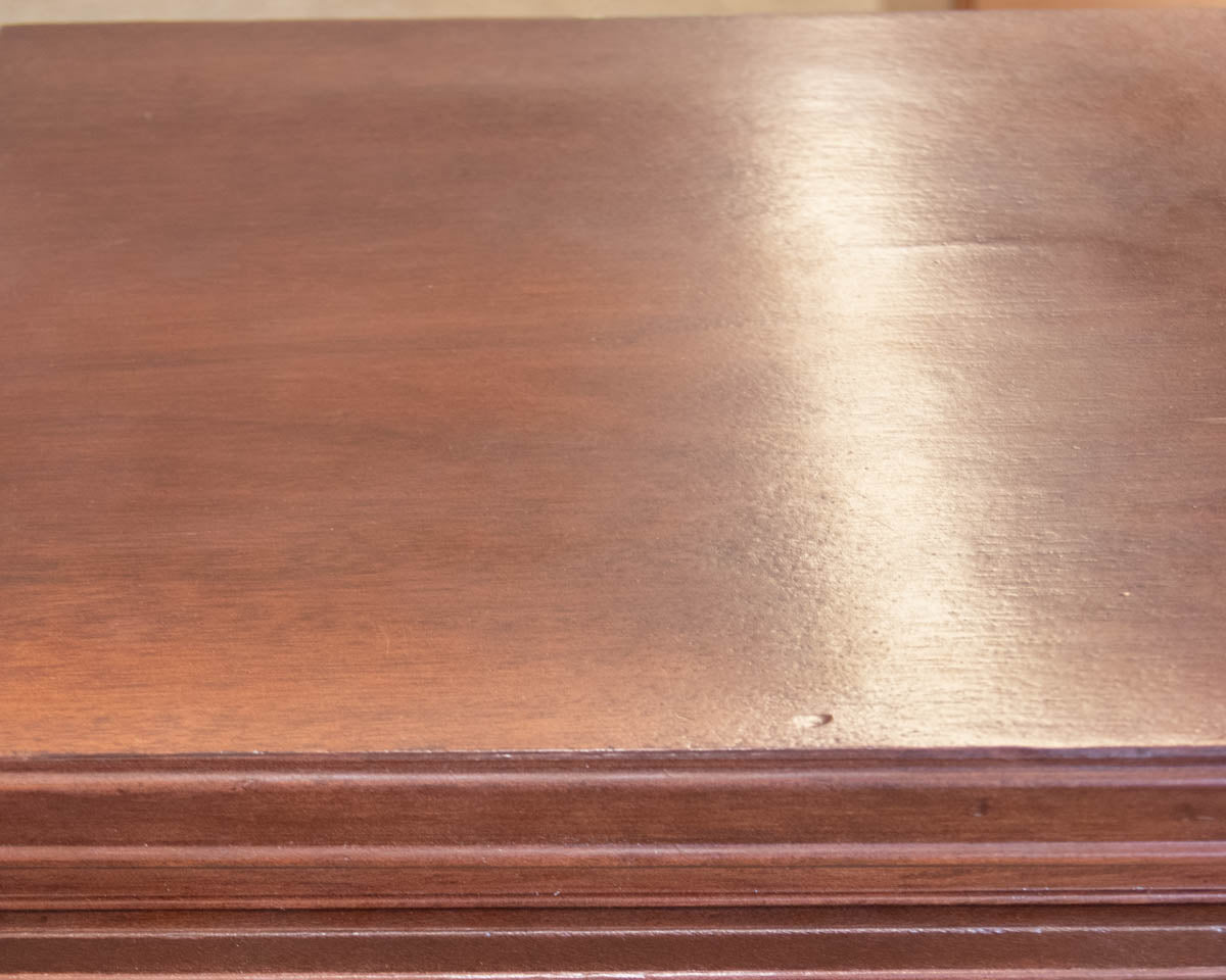 Mahogany 1 Drawer Nightstand & Open storage