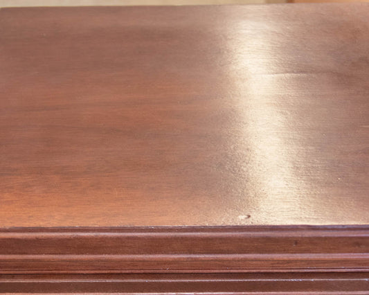 Mahogany 1 Drawer Nightstand & Open storage