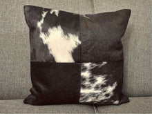 Pair Of Sia Hide Accent Pillows