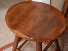 Pair Of Maple Swivel  Counter Stools