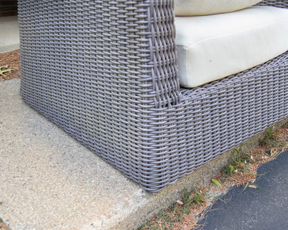 Janus et Cie 'Zeya' Gray Woven Wicker Outdoor Set