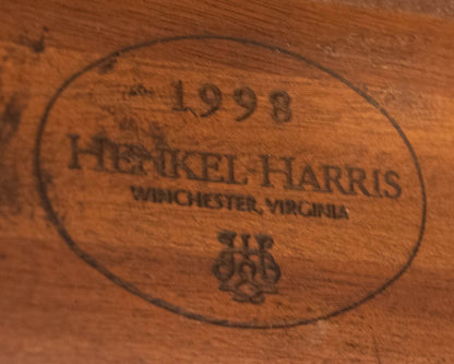 Henkel Harris Mahogany Butler Tray Cocktail Table with Brass Hardware