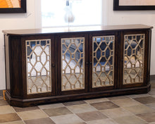 Jofran Casa Bella Mirrored 4-Door Console