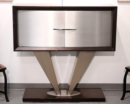 Modern Sculptural Bar Cabinet