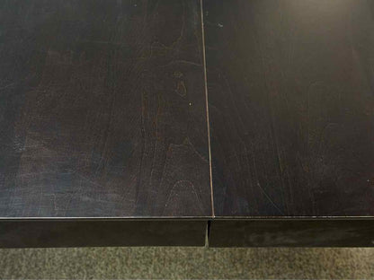 Gat Creek Sabin 64" Extension Dining Table in Maple with Classic Espresso Finish