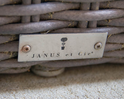 Janus et Cie 'Zeya' Gray Woven Wicker Outdoor Set