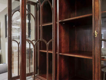 Union National Inlaid Mahogany Breakfront
