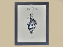 'Filles De La Mer IV' Navy Finish Frame Print