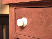 Solid Birch 5 Drawer Chest with Back Splash Top