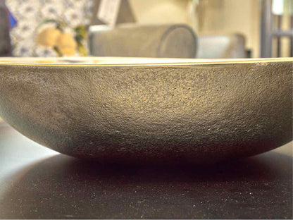Decorative Painted Metal Bowl