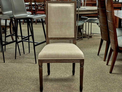 Set of 6 Restoration Hardware Vintage French Squareback Dining Chairs